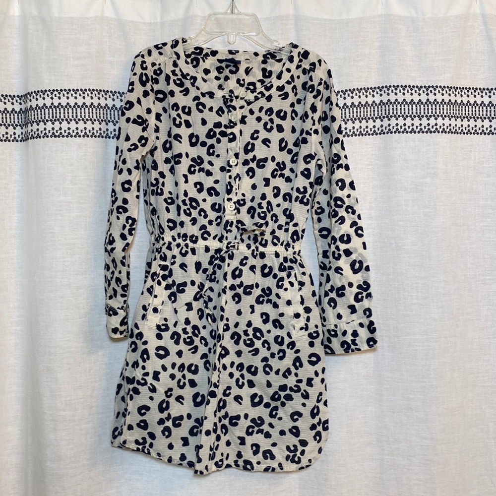 Gap Kids Long Sleeve Shirtdress w Pockets